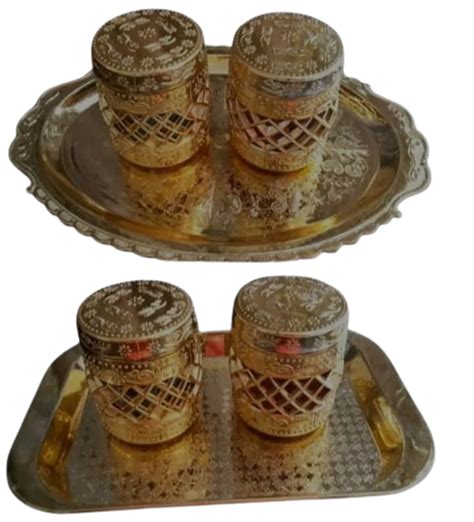 DHAMAAL JAR WITH GOLD TRAY FOR DRY FRUIT BOX at Rs 150/piece | Vasai East | Mumbai | ID ...