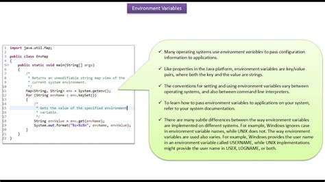 JAVA EE: Java Tutorial: Environment variables in java | java environment variable