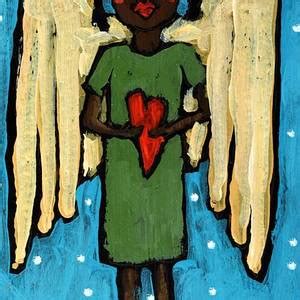 Guardian Angel - 16 Painting by David Hinds - Pixels