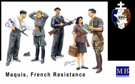 Michigan Toy Soldier Company : Master Box Ltd. - WWII Maquis, French ...