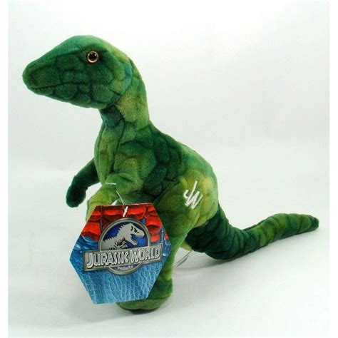 Jurassic Park World Dinosaur Plush Green Velociraptor - Walmart.com ...