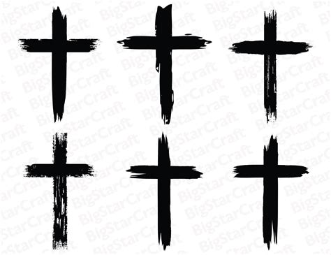 Leaning Wooden Cross Clipart