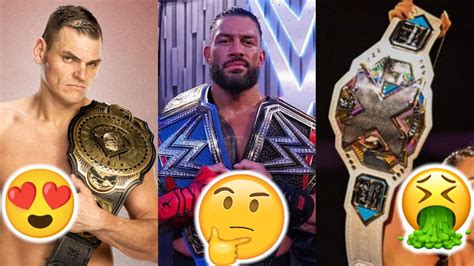 Every Current WWE Title Belt Design Ranked From Worst To Best - WrestleTalk