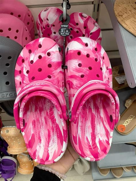 Pink Crocs | Crocs | Girly Crocs | Cute Crocs | Pink and White Crocs ...