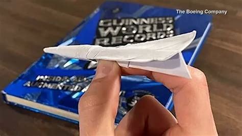 Engineers set new paper airplane world record - YouTube