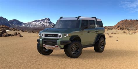 2024 Toyota FJ Cruiser Digitally Gives Jeeps and Broncos a Neo-Retro-Styled Fight - autoevolution