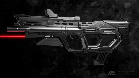 Futuristic Pistol Concept