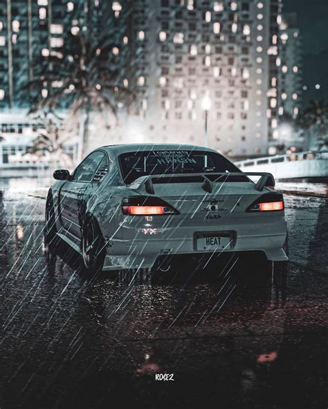 Night JDM Cars Wallpaper 4K