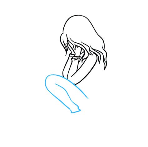 How to Draw a Sad Girl Crying - Really Easy Drawing Tutorial