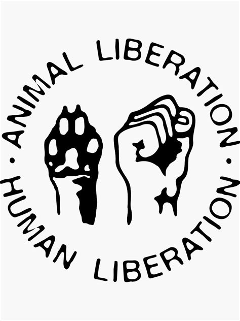 "Animal Liberation Front (ALF) - 360 Logo" Sticker for Sale by Veganarchism | Redbubble