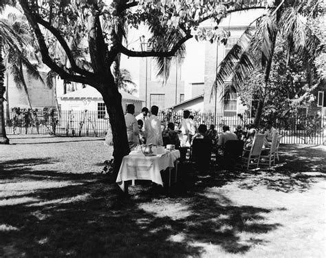 Truman and His Party Eat Lunch in Little White House Garden | Harry S. Truman