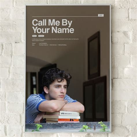 Call Me by Your Name Poster - Etsy