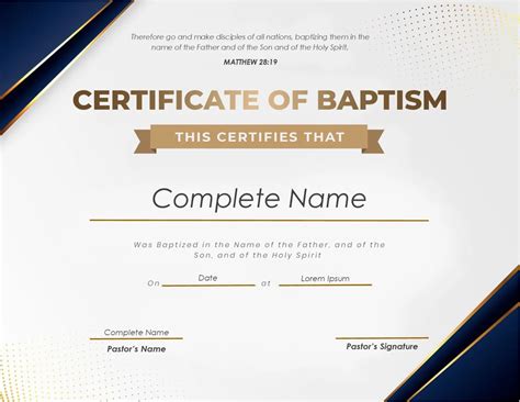 Baptismal Certificate Free Baptism Certificate Templa - vrogue.co