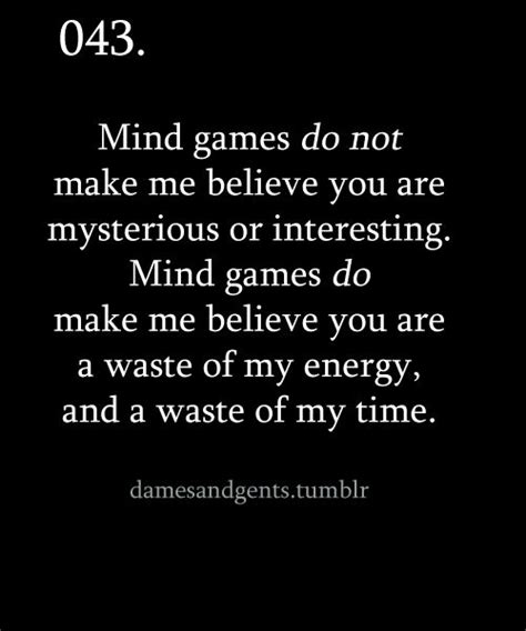 Playing Mind Games Quotes. QuotesGram