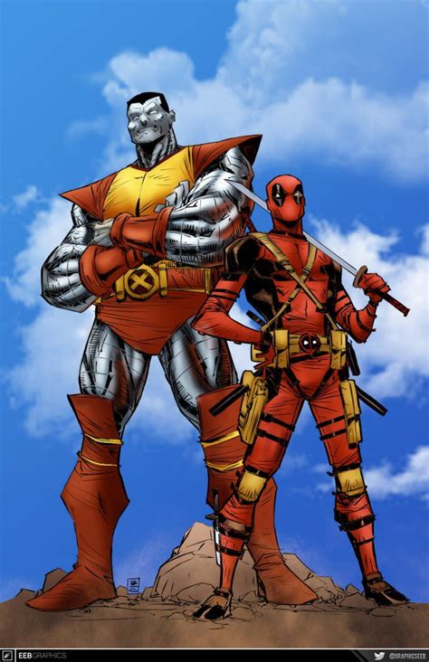 Deadpool and Colossus by comic-eeb | Colossus marvel, Deadpool, Colossus deadpool