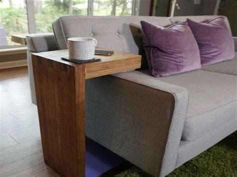 C Shape Sofa Side Table DIY Plans Couch Sofa Over Arm Stand – The Best ...