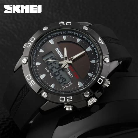 Outdoor Sport Male Watches Solar Powered Watch Digital Quartz Men Solar Wrist Watches Men ...