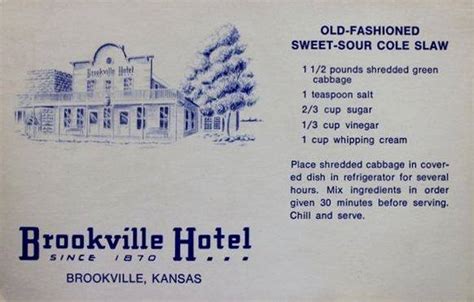 Brookville Hotel Coleslaw-The Little Apple life