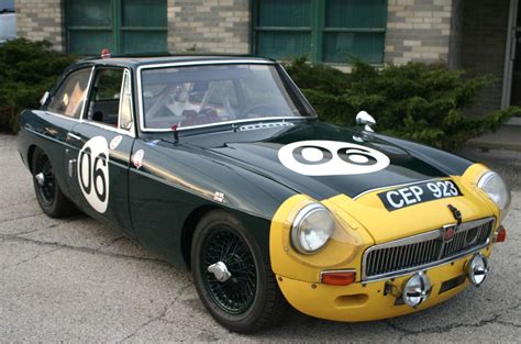 1967 MGB GT Race Car | Race cars, Classic sports cars, Bmw classic cars