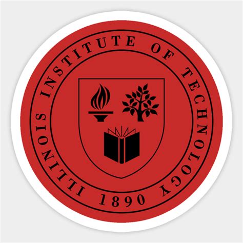 Illinois Institute of Technology - Illinois Institute Campus Logo - Sticker | TeePublic