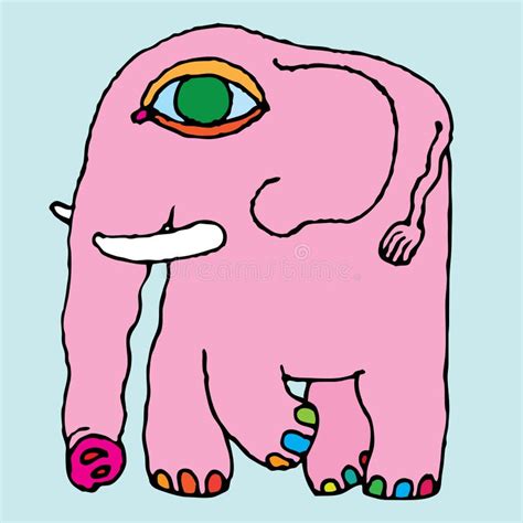 81+ Pink elephant drawing Free Stock Photos - StockFreeImages