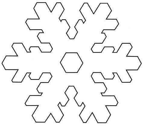 Image result for templates for felt snowflakes Snowflake Stencil ...