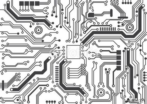 Circuit Board Drawing at PaintingValley.com | Explore collection of Circuit Board Drawing