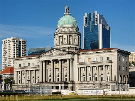 City Hall at the Padang near Marina Bay, Singapore | Supreme court building, Singapore, City hall