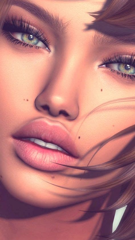 Imagem de 3d, beauty girl, and illustration | Desenho de rosto, Rosto, Rostos bonitos