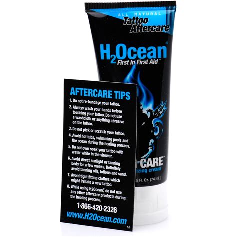 H2Ocean Tattoo Aftercare Moisturing Cream 2.5oz - Buy Online in UAE ...