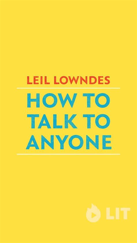 How To Talk To Anyone by Leil Lowndes | Official Videobook Trailer ...