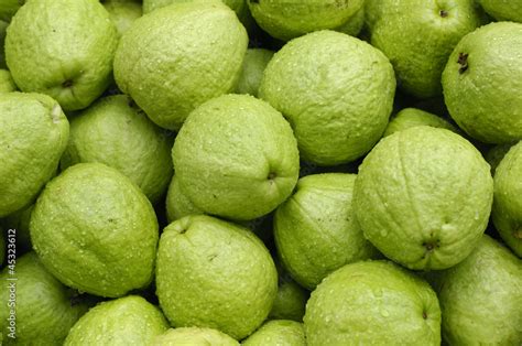 green guava background Stock Photo | Adobe Stock