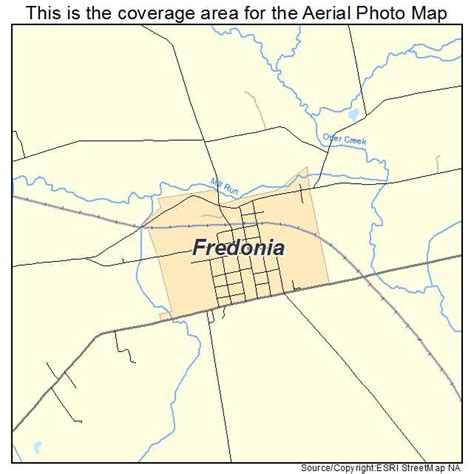 Aerial Photography Map of Fredonia, PA Pennsylvania