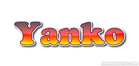 Yanko Logo | Free Name Design Tool from Flaming Text