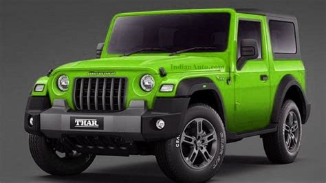 New-gen Mahindra Thar Rendered in a Set of Bright Colours | Mahindra thar, New mahindra thar ...