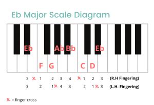 Eb Major Scale On The Piano - Notes, Fingerings & More