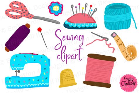 Sewing Clipart ~ Illustrations ~ Creative Market