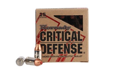 Hornady Critical Defense .380 ACP 90 gr FTE - Box of 25 H90080