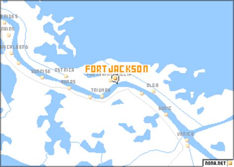 Fort Jackson (United States - USA) map - nona.net