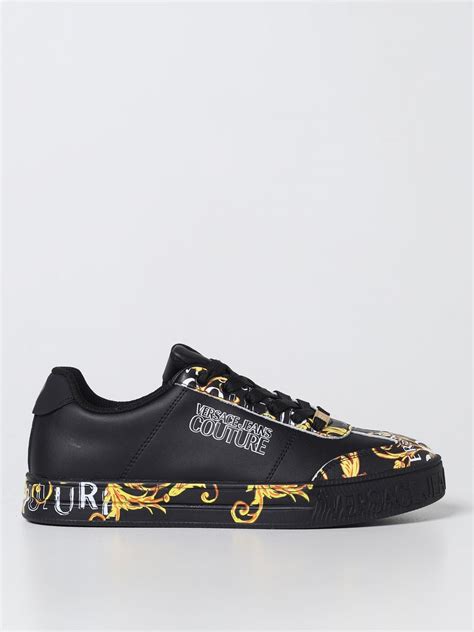 VERSACE JEANS COUTURE: sneakers for man - Black | Versace Jeans Couture sneakers 74YA3SK6ZP263 ...