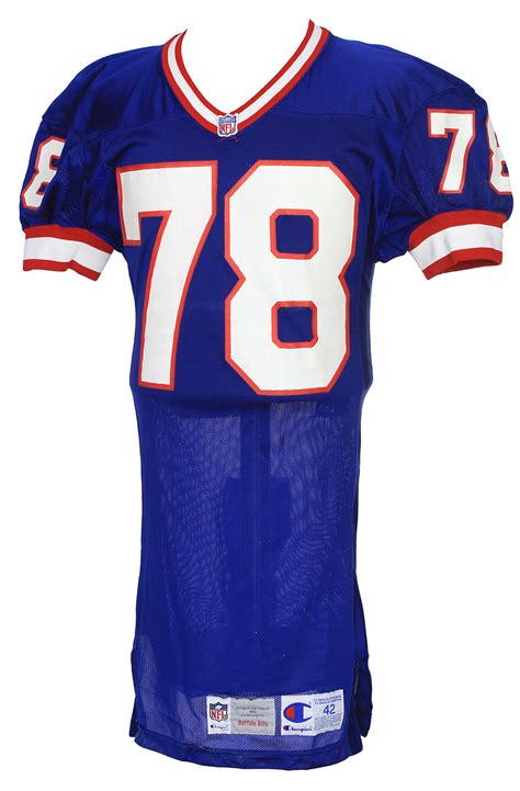 Lot Detail - 1992 Bruce Smith Buffalo Bills Game Worn Home Jersey ...