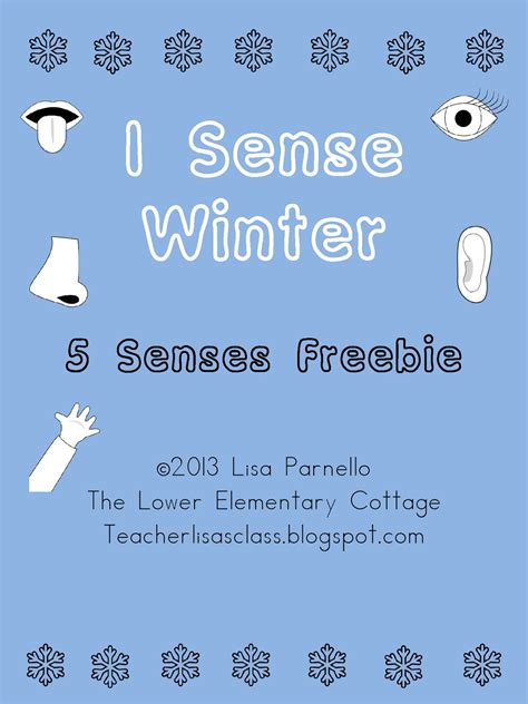 The Lower Elementary Cottage: Winter 5 Senses *Freebie*