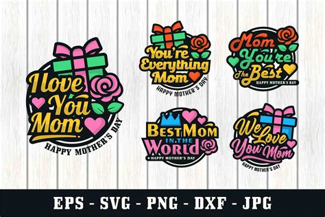 Mothers Day Logo Design Collection Graphic by Kerja Serabutan ...