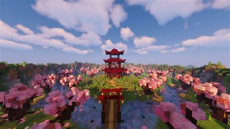 Minecraft Japanese Garden 1.20.2/1.20.1/1.20/1.19.2/1.19.1/1.19/1.18/1. ...