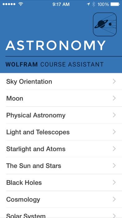 Wolfram Astronomy Course Assistant IPA for iOS Download - PGYER IPAHUB