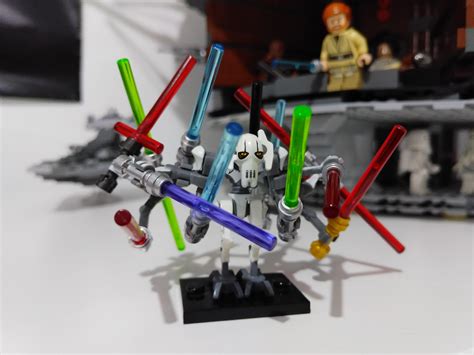 My attempt to recreate u/Thibson34's Grievous collection on LEGO | /r/PrequelMemes | General ...