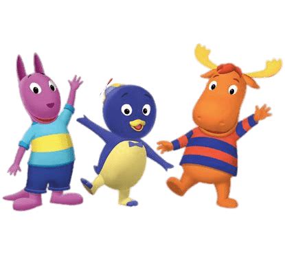 Cartoon Characters: The Backyardigans (PNG)