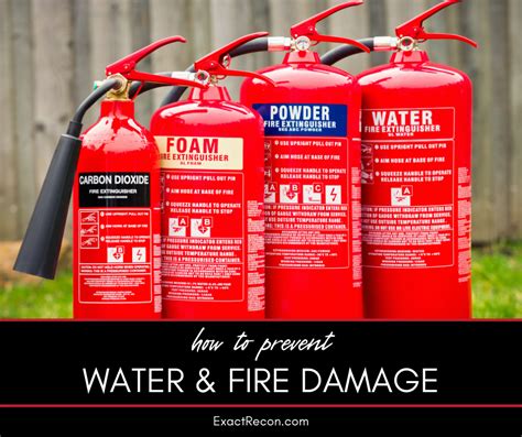 How to Prevent Water and Fire Damage in Your Home | Exact Recon Restoration