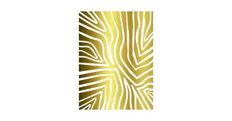 Zebra Stripes Gold - Zebra Print - Posters and Art Prints | TeePublic