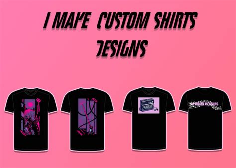 Make custom shirts designs on your order by Deathsmoke952 | Fiverr